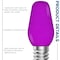 Luxrite C7 LED Purple Light Bulbs for String Lights 0.5W Enclosed Fixture Rated E12 Candelabra Base, 25PK LR21751-25PK - alternate 7